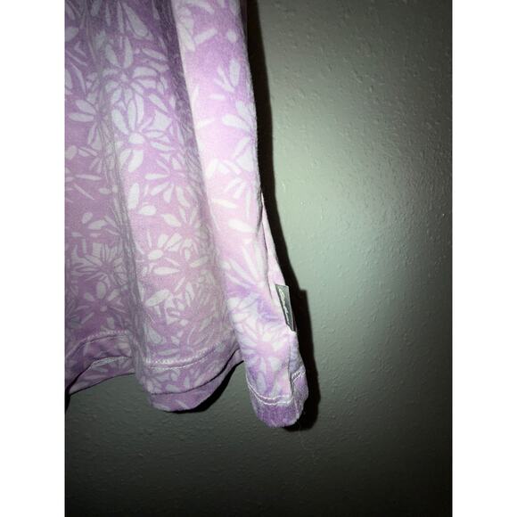 Eddie Bauer 2 piece lavender floral pajama set ladies size Large - Picture 2 of 7